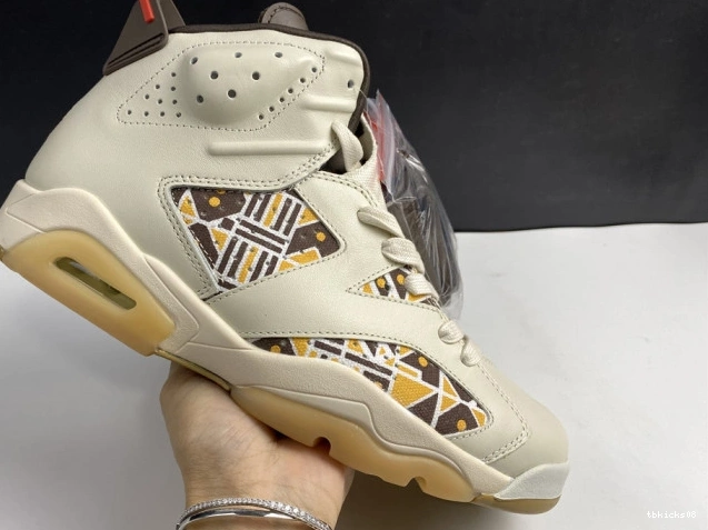 Rep TBkick (2020) Jordan Brown CZ4152-100 Sail 6 Quai54 Retro AIR 0728